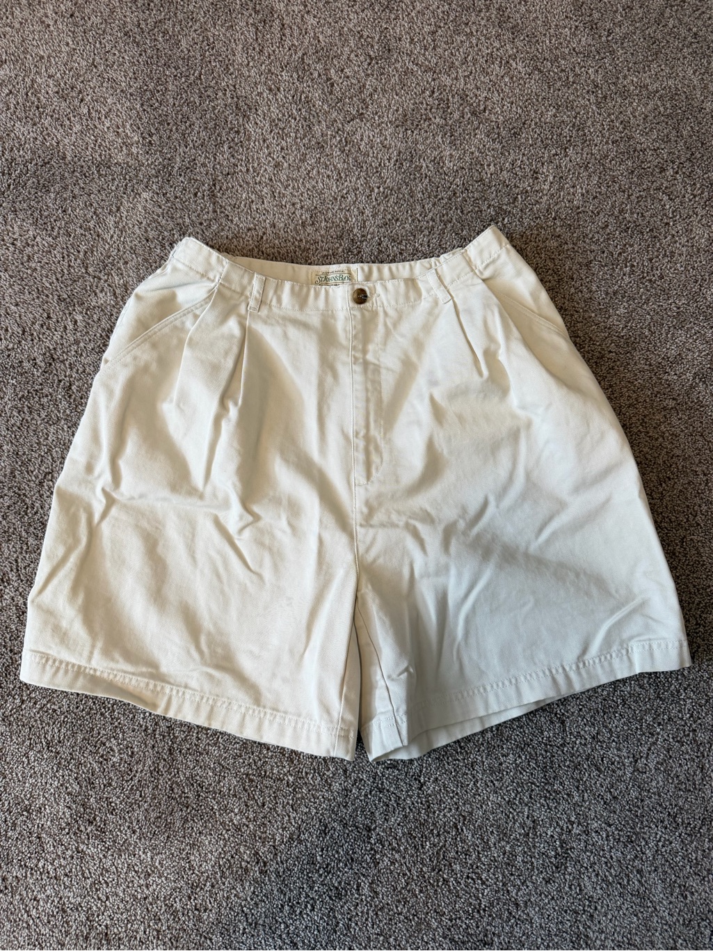 St. John's Bay Khaki High-Waist Shorts